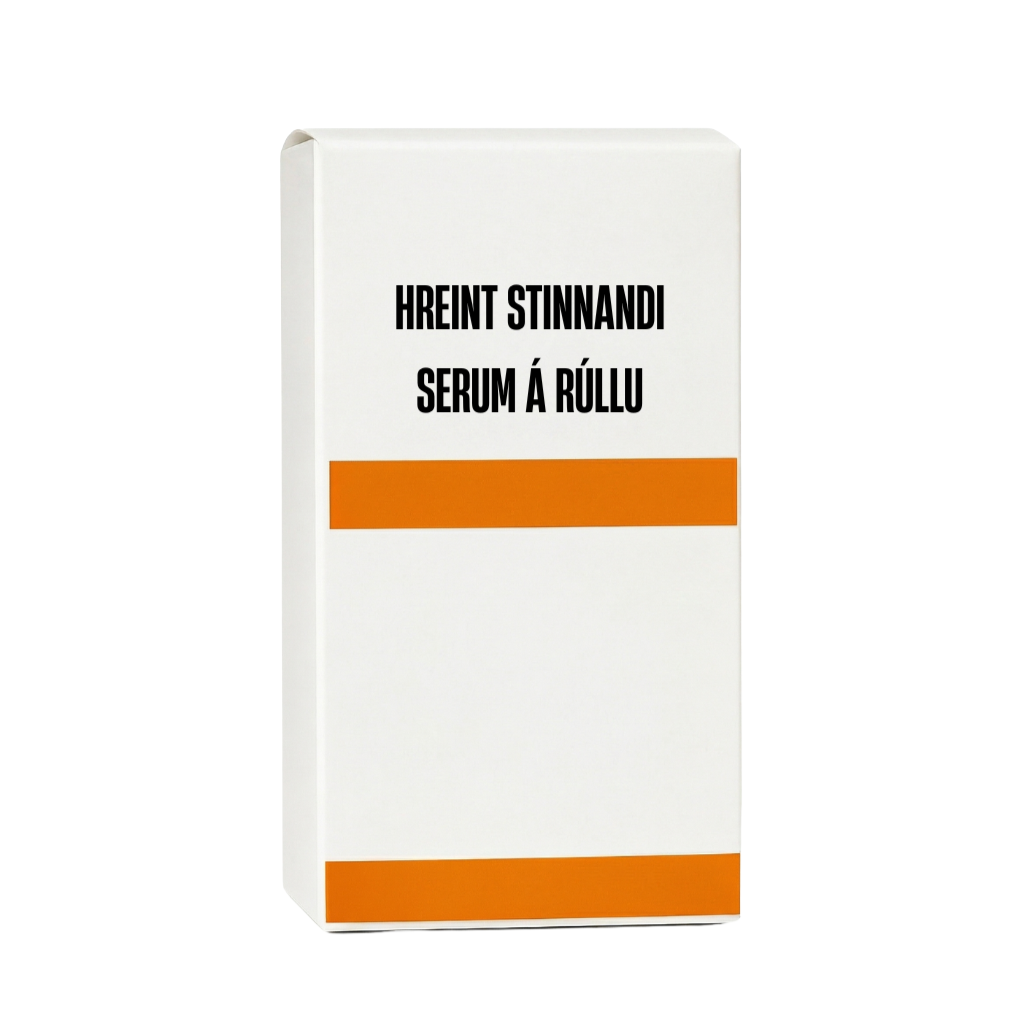 Hreint stinnandi serum á rúllu pakki fyrir húðumhirðu