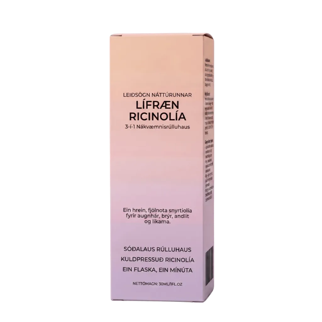 Úrvals lífræn laxerolíu roll-on