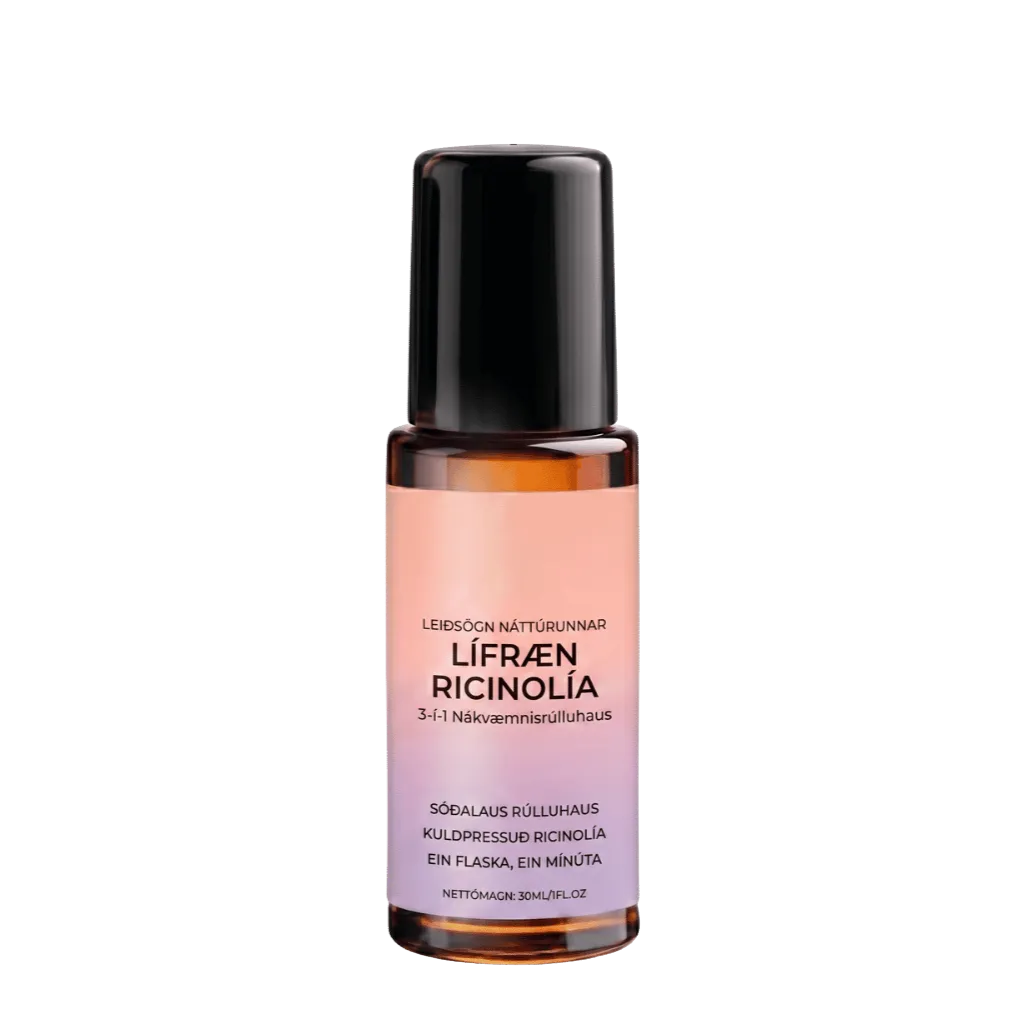 Úrvals lífræn laxerolíu roll-on