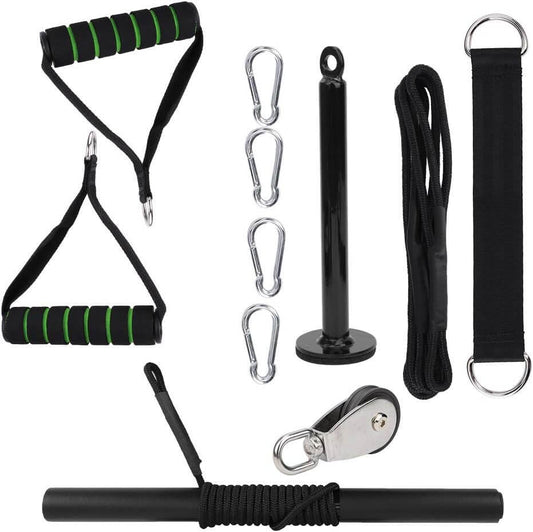 Arcticpure CoreBand Elite accessories including handles, carabiners, and attachments for versatile workouts.