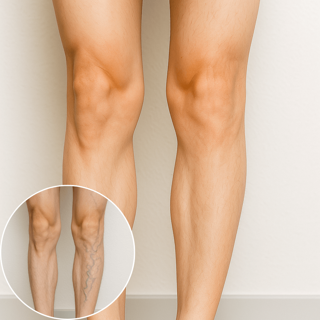 Róandi plástur applied on legs promoting relaxation and balance with natural ingredients.